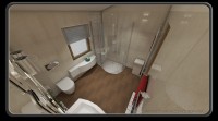3D izris kopalnice