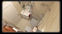 Hotelska kopalnica v sklopu dvoposteljne sobe