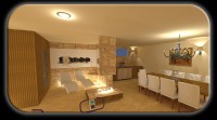 3D Načrtovanje notranje opreme - savna