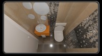 Vila v Dolenjskih Toplicah - wc pritličje
