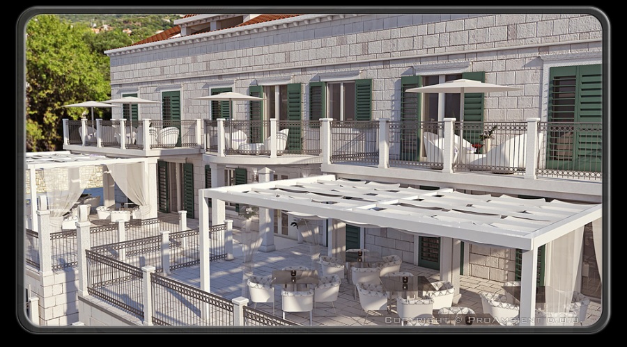 villeta rosa 3D disegno